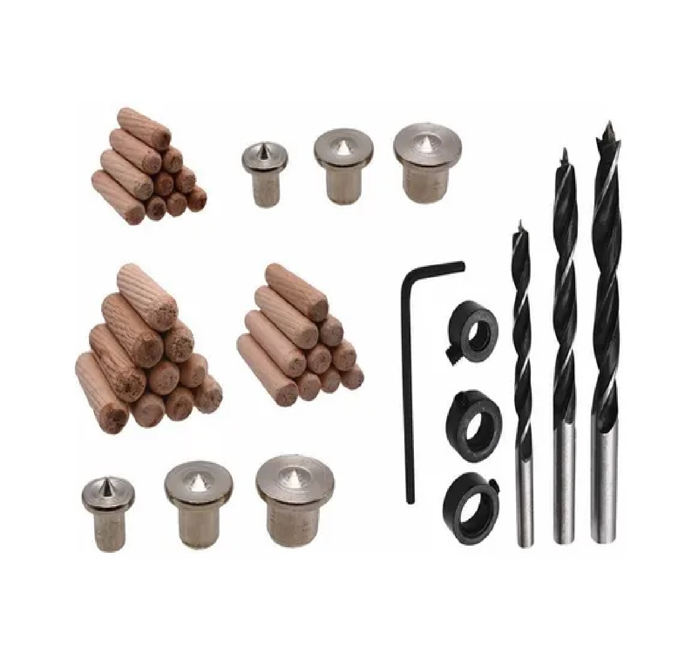 Set Guía Taladro Engrosada Carpintería Azul