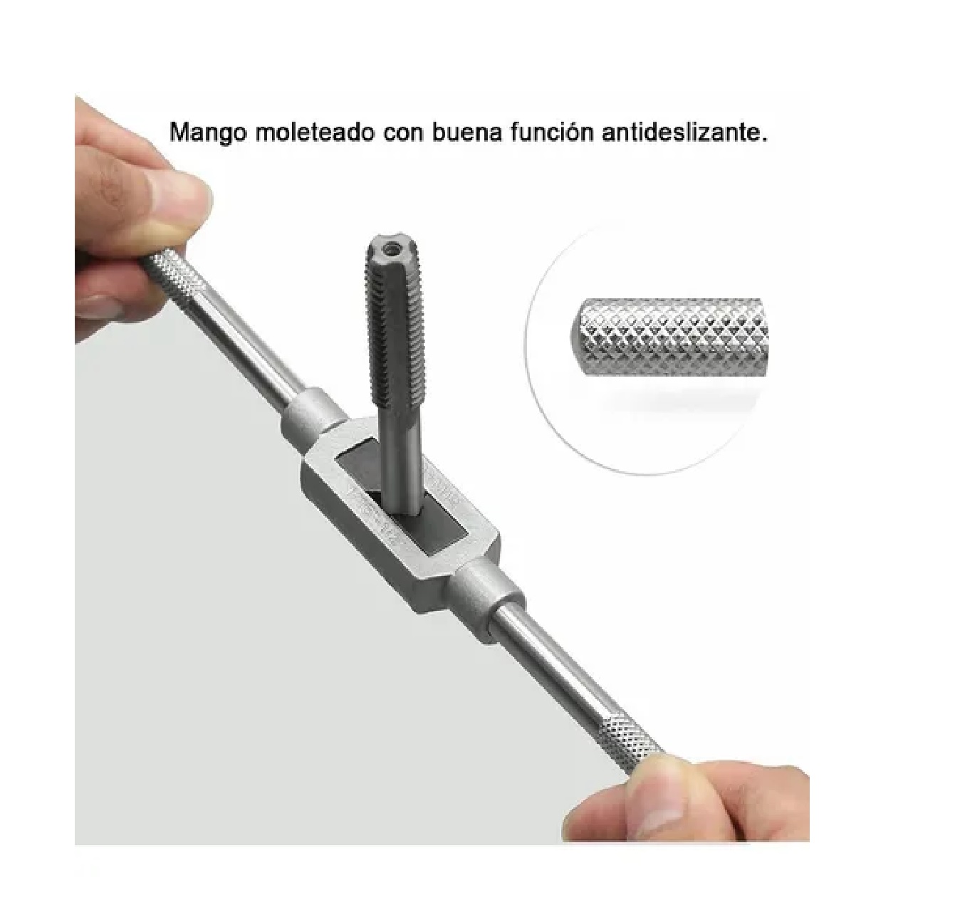 Kit De Machuelos Con Maneral Broca Tipo Matraca Ajustable