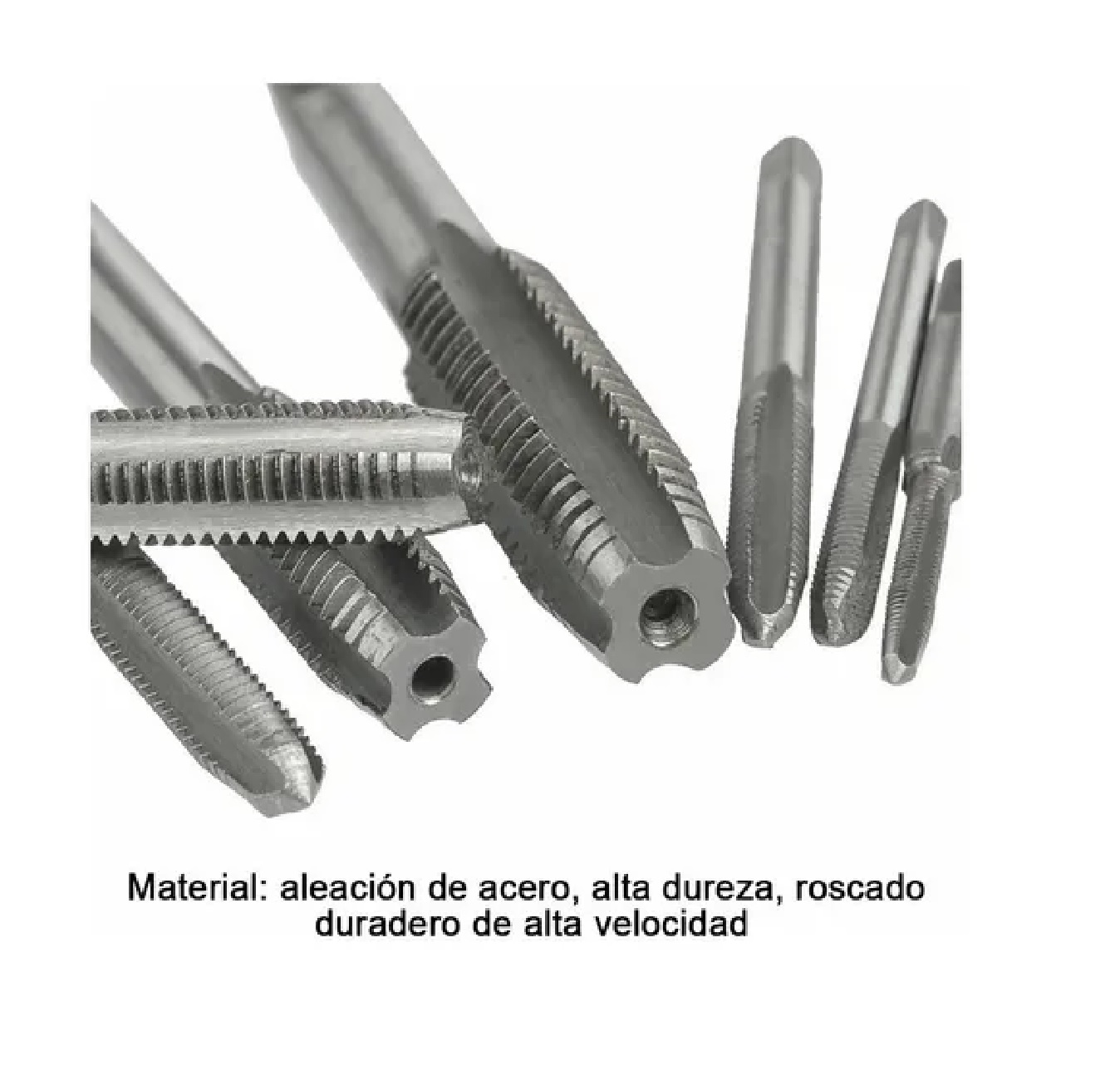 Kit De Machuelos Con Maneral Broca Tipo Matraca Ajustable