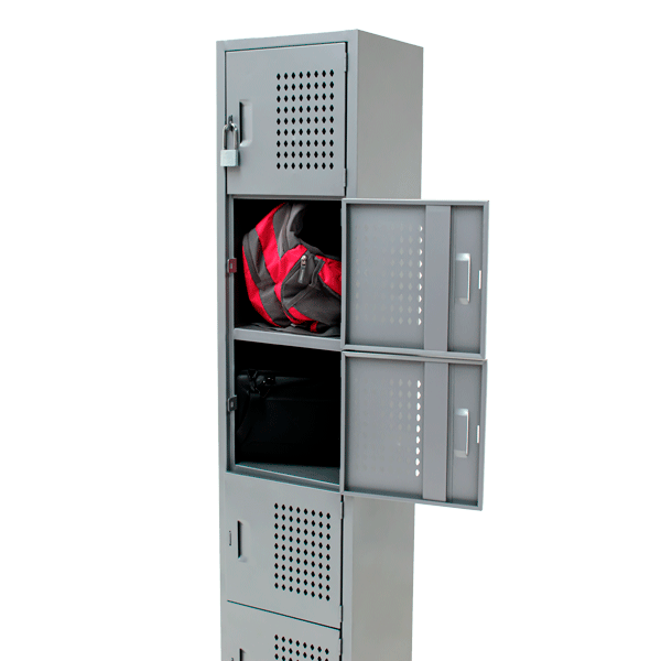 LOCKER DE 5 PUERTAS CON REJILLA