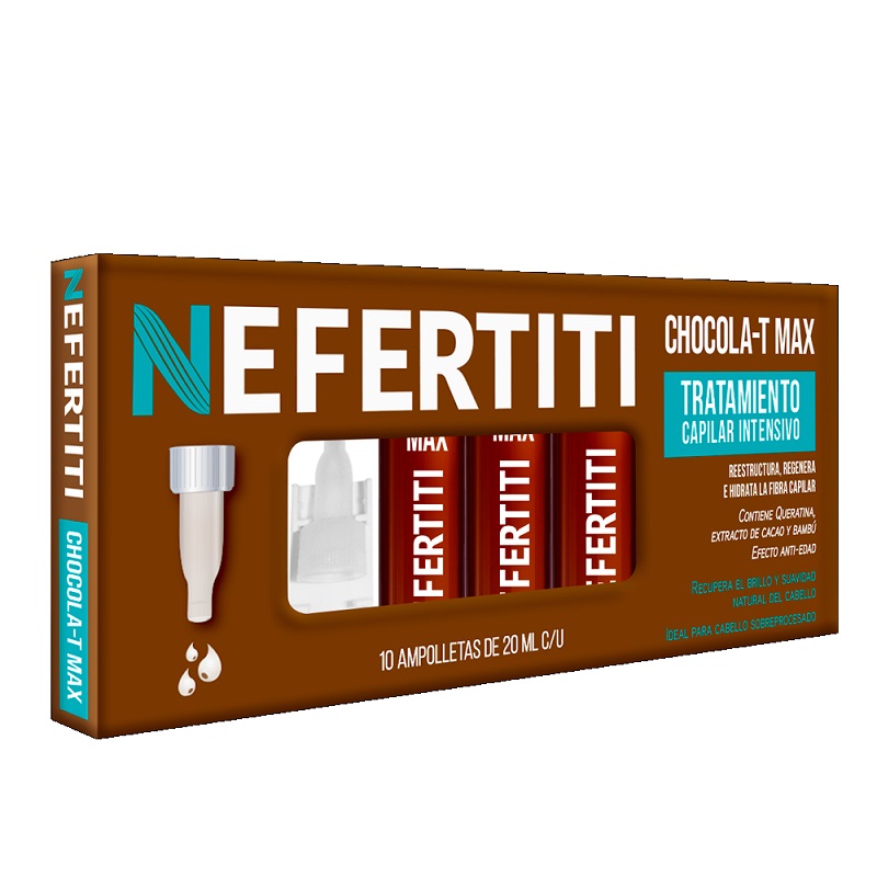 Nefertiti Ampolletas Tratamiento Capilar Intensivo Chocola-t Max 10 x 20ml