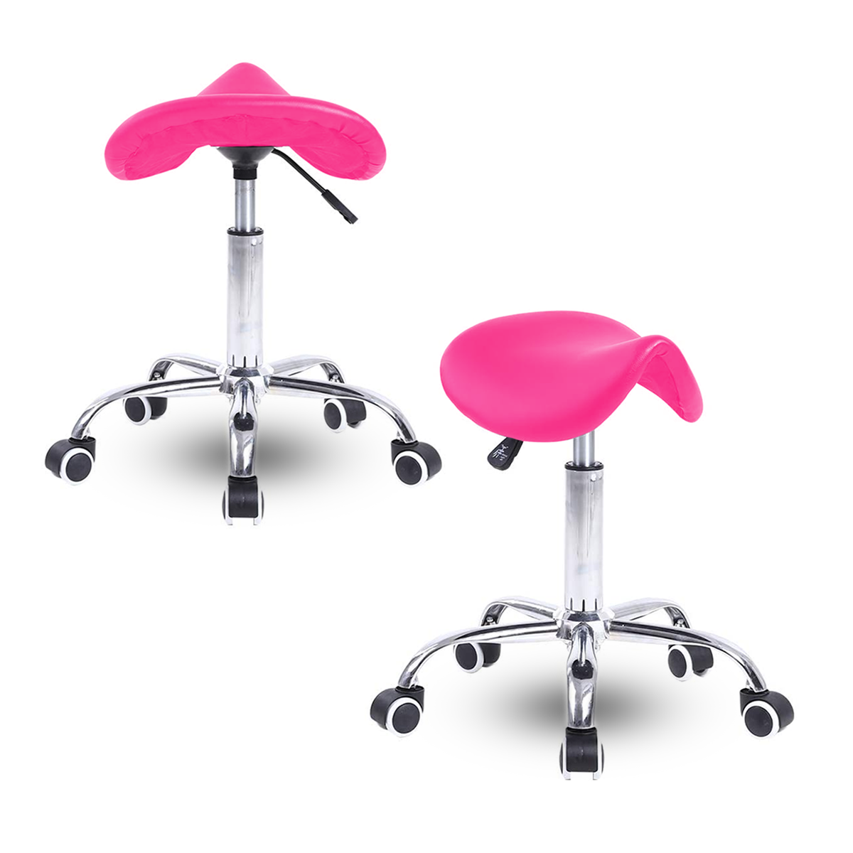 Silla Taburete Banco Ovalado Rosa Masajes Consultorio Tatoo Spa VANLIG