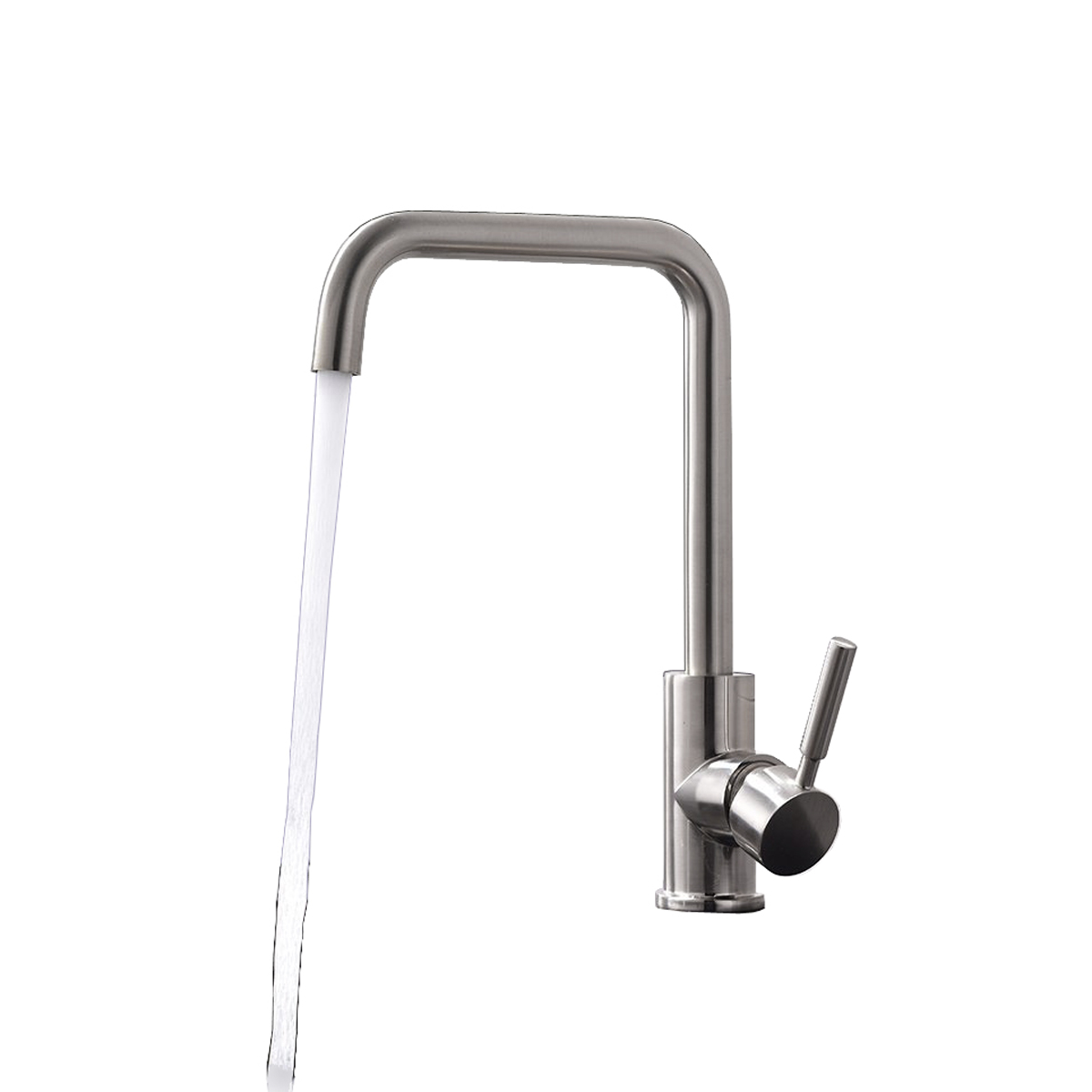 Esatto® Monomando Llave De Cocina Moderna Acero Satin Gc-022