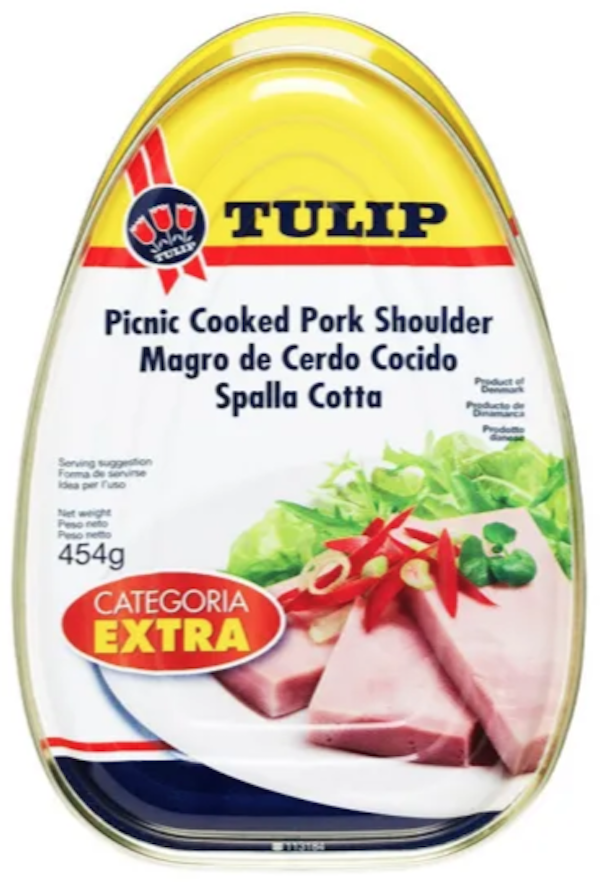 Tulip Espaldilla Magro De Cerdo Cocido Categoria Extra 454g