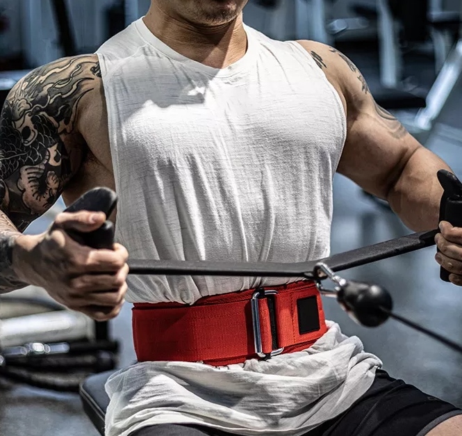 Faja Cinturón Cinto Pesas Crossfit Gym Con Auto Bloqueo