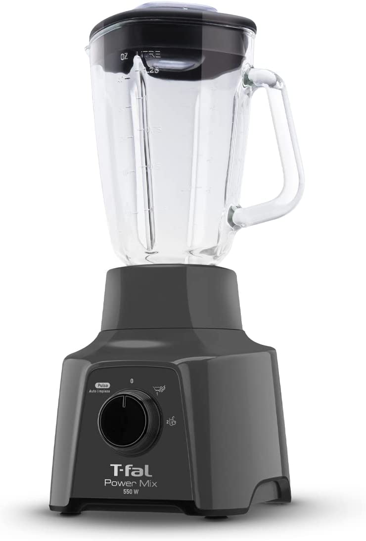 Licuadora T-fal Power Mix LN2848MX 2 L negra con vaso de plástico 127V