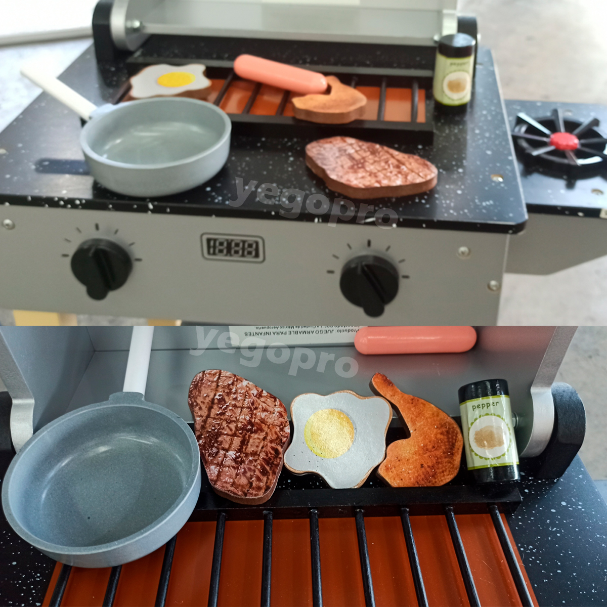 Asador de Madera BBQ Grill de Juego para Niños y Niñas Juguete - Main Image