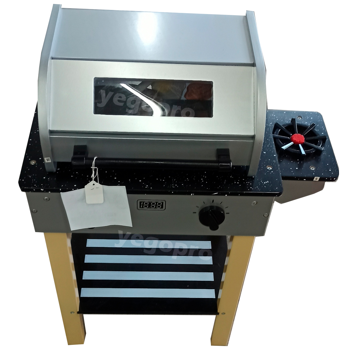 Asador de Madera BBQ Grill de Juego para Niños y Niñas Juguete Didáctico Parrilla