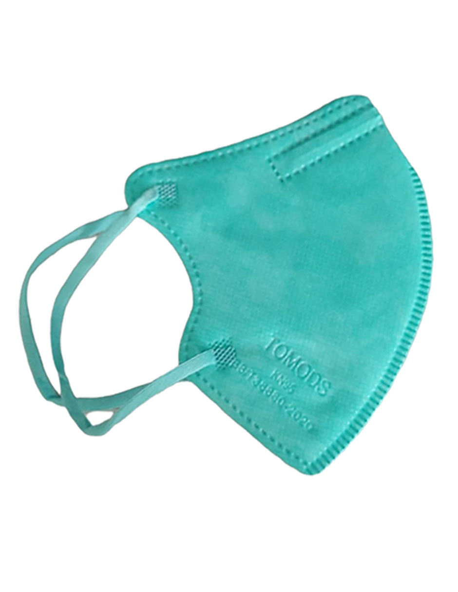 Set de 100 cubrebocas KN95 infantiles de colores 