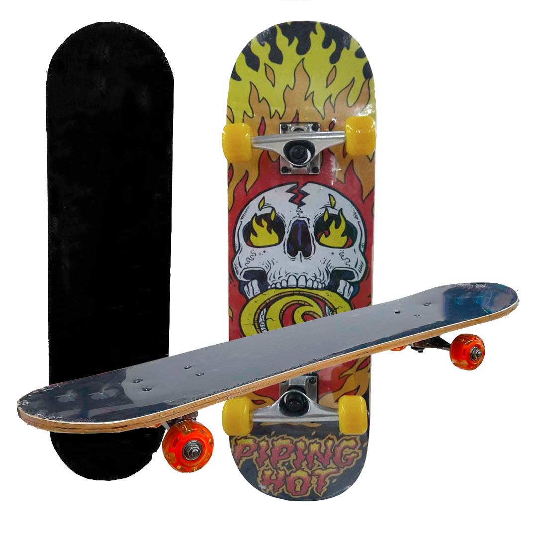 Patineta Clásica Skateboard Madera Clasica Ruedas sin Luz