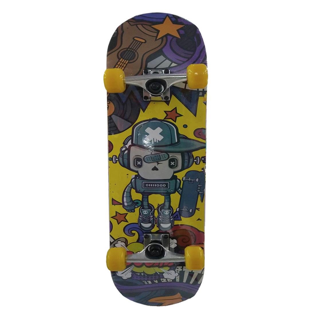 Patineta Clásica Skateboard Madera Clasica Ruedas sin Luz