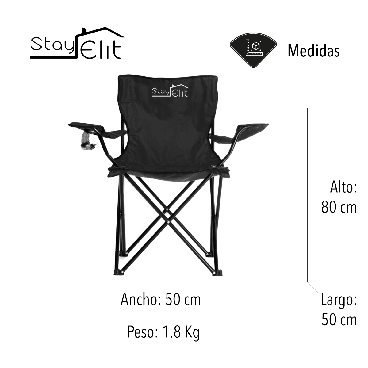 SILLA PLEGABLE DE CAMPISMO