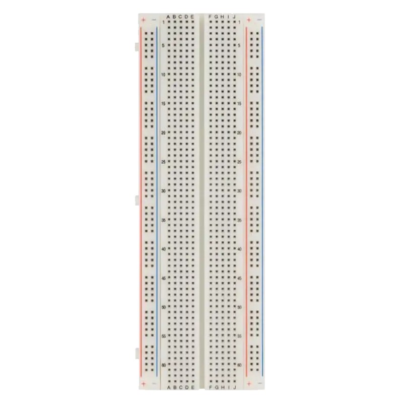 Protoboard Breadboard 830 Puntos Blanca 2 PZAS