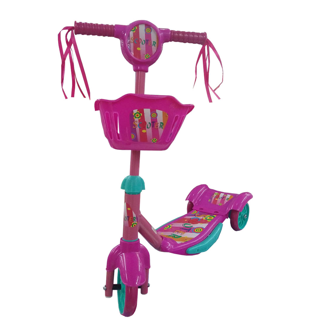 Patin Scooter Metalico y Componentes de Plastico Llanta de Gel Y Luz Led