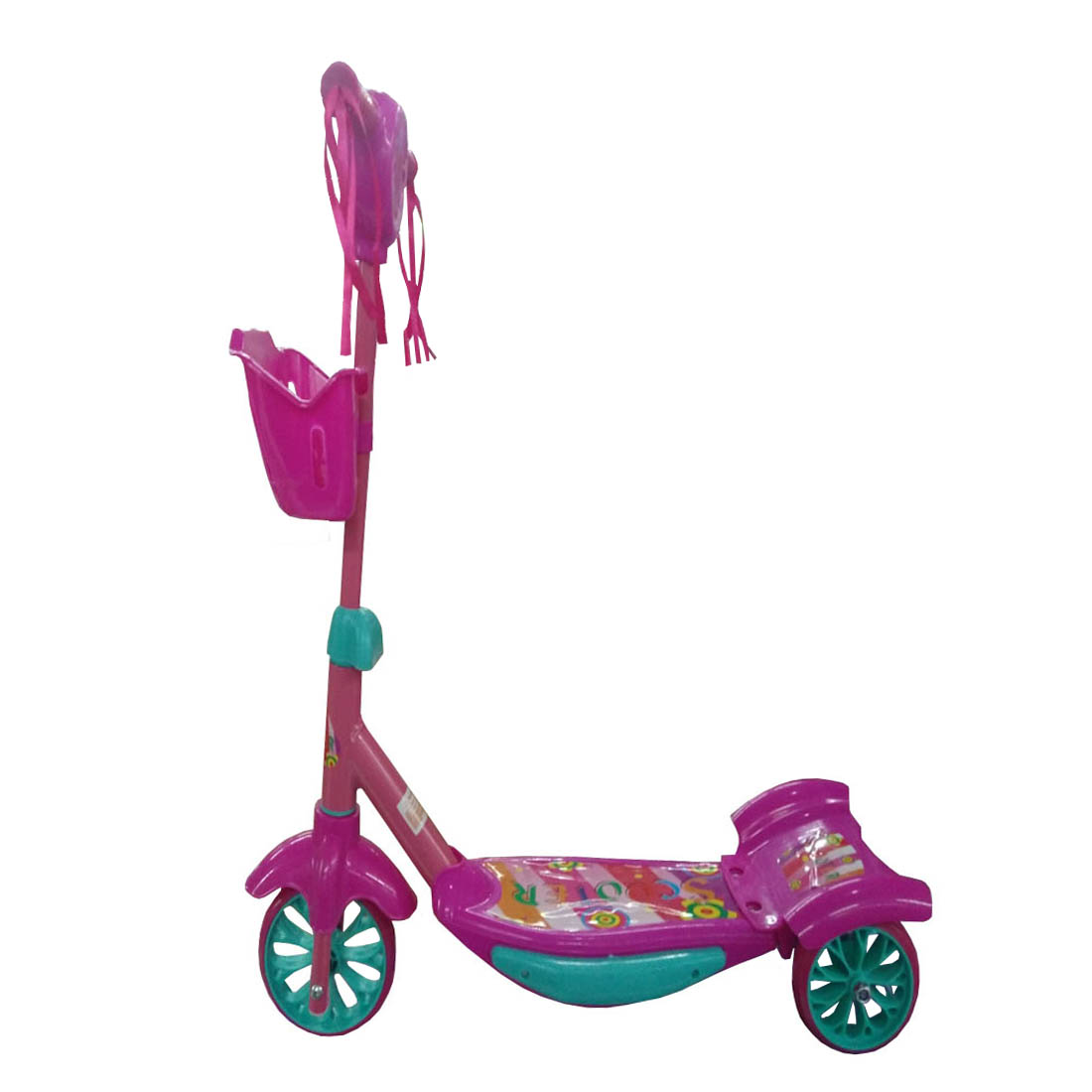 Patin Scooter Metalico y Componentes de Plastico Llanta de Gel Y Luz Led