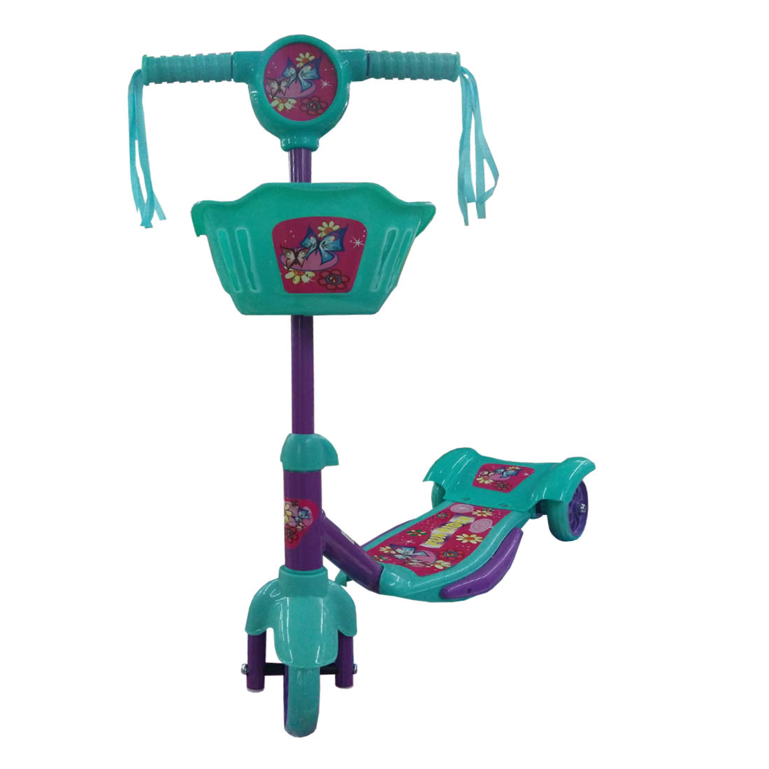 Patin Scooter Metalico y Componentes de Plastico Llanta de Gel Y Luz Led