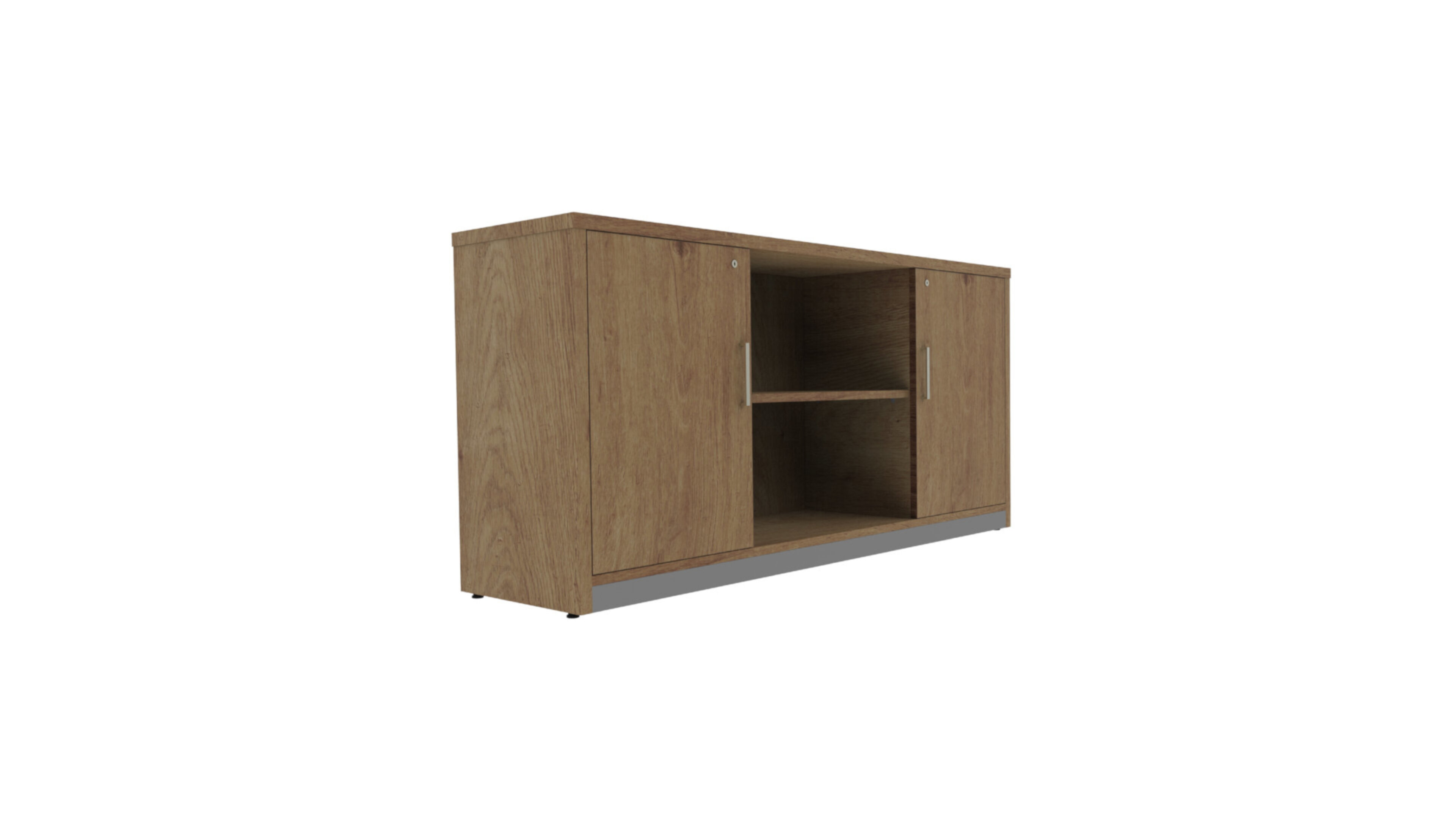 Línea Italia Credenza - Mueble de T.V. KLASS03 / Color Ceniza-Eucalipto-Nogal | Adaptable al Hogar, oficina o Estudio | material de Alta Calidad | resistente y Duradero | Fácil Armado