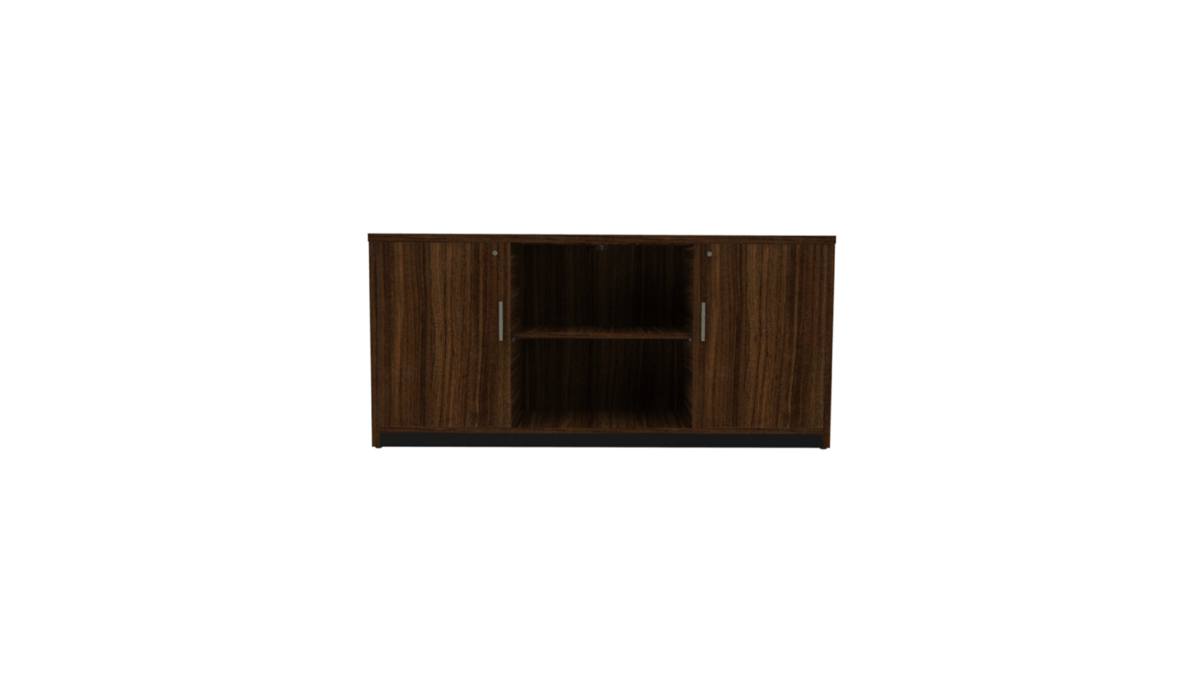 Línea Italia Credenza - Mueble de T.V. KLASS03 / Color Ceniza-Eucalipto-Nogal | Adaptable al Hogar, oficina o Estudio | material de Alta Calidad | resistente y Duradero | Fácil Armado