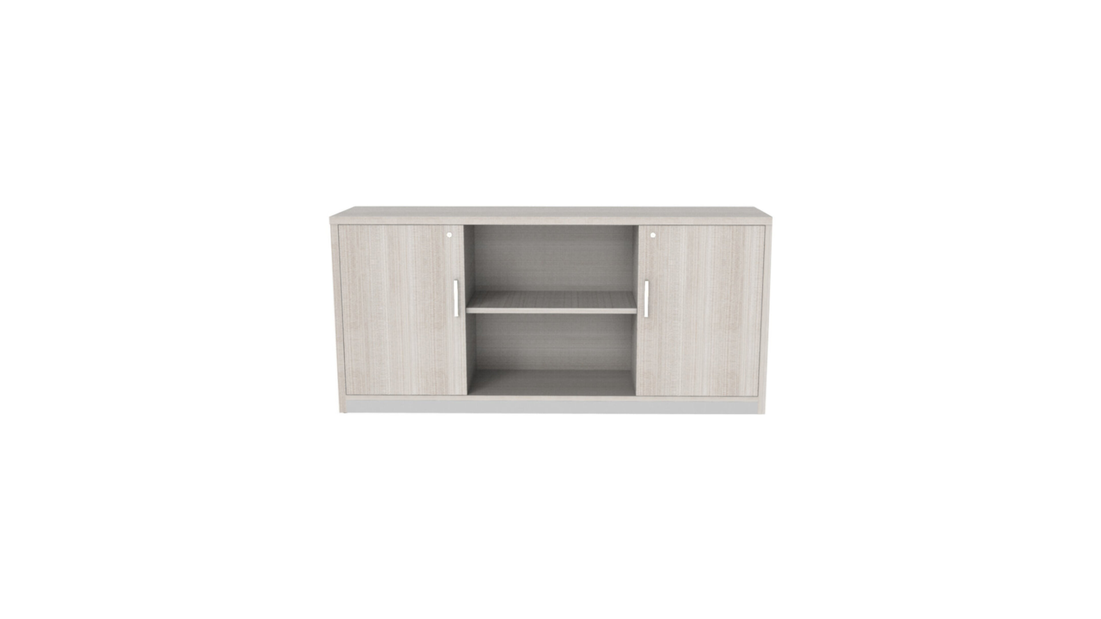 Línea Italia Credenza - Mueble de T.V. KLASS03 / Color Ceniza-Eucalipto-Nogal | Adaptable al Hogar, oficina o Estudio | material de Alta Calidad | resistente y Duradero | Fácil Armado