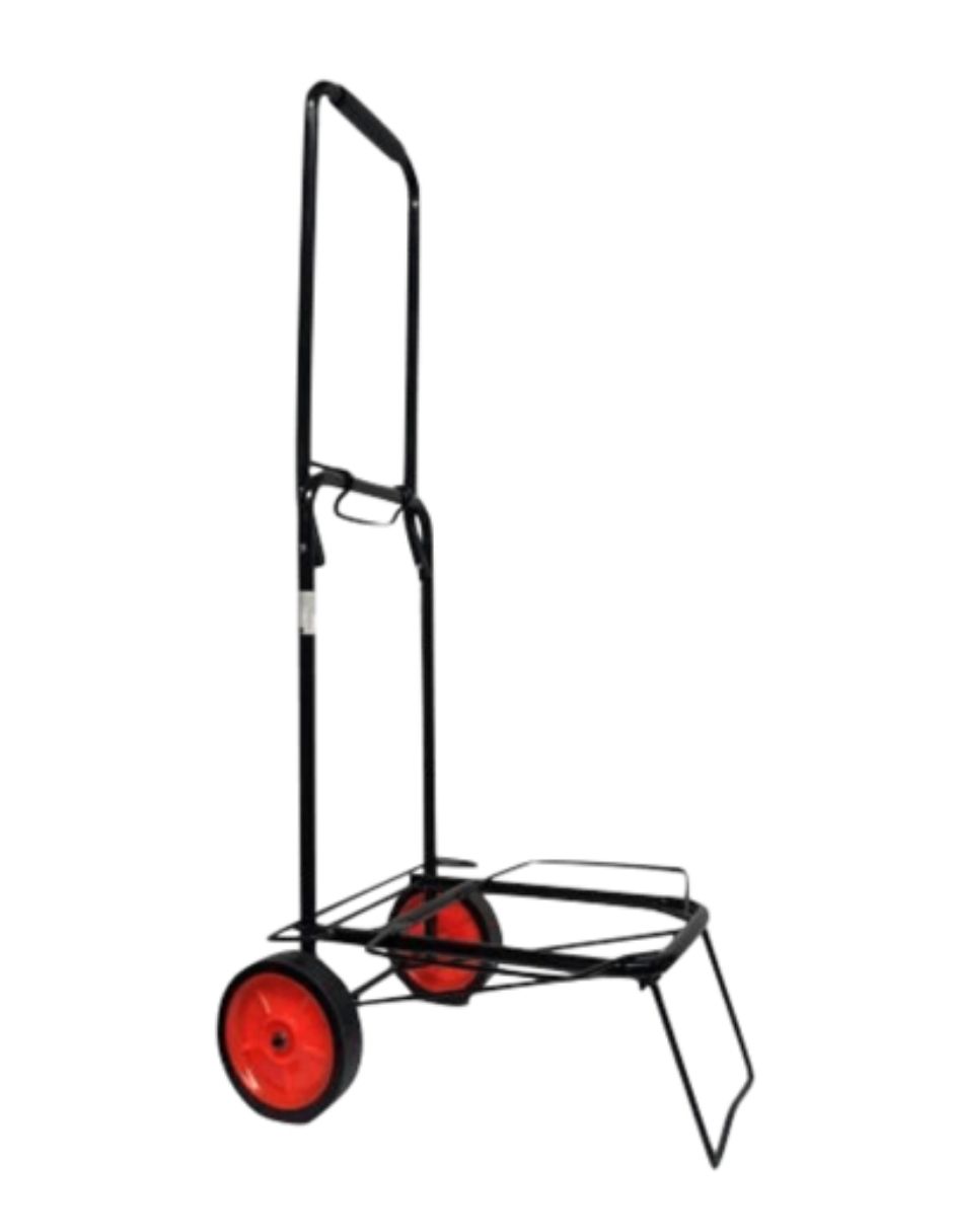 Carrito Plegable De Metal Con Cuerda Porta Maletas o Súper