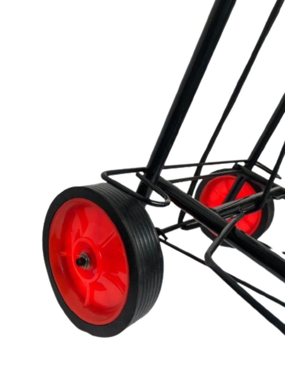 Carrito Plegable De Metal Con Cuerda Porta Maletas o Súper