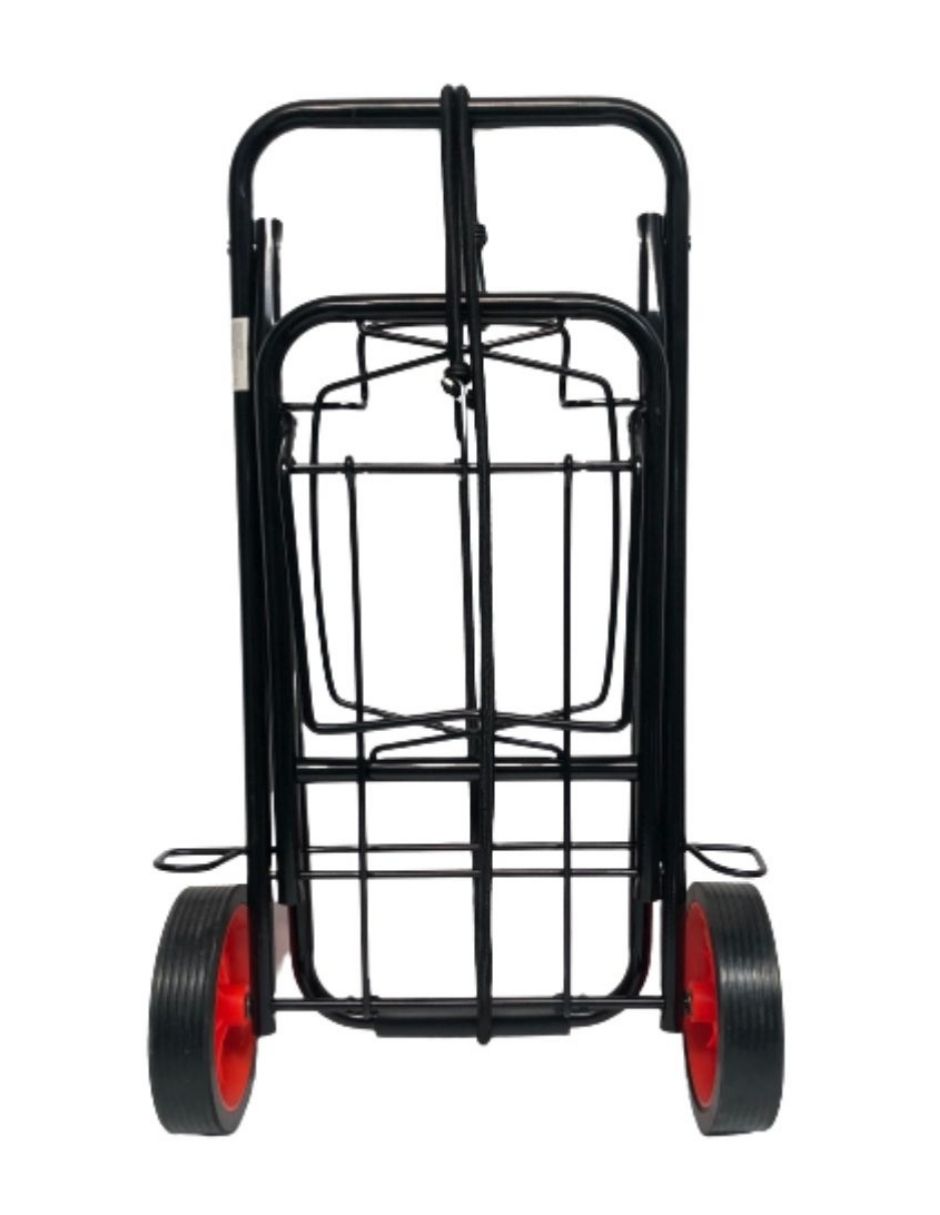 Carrito Plegable De Metal Con Cuerda Porta Maletas o Súper