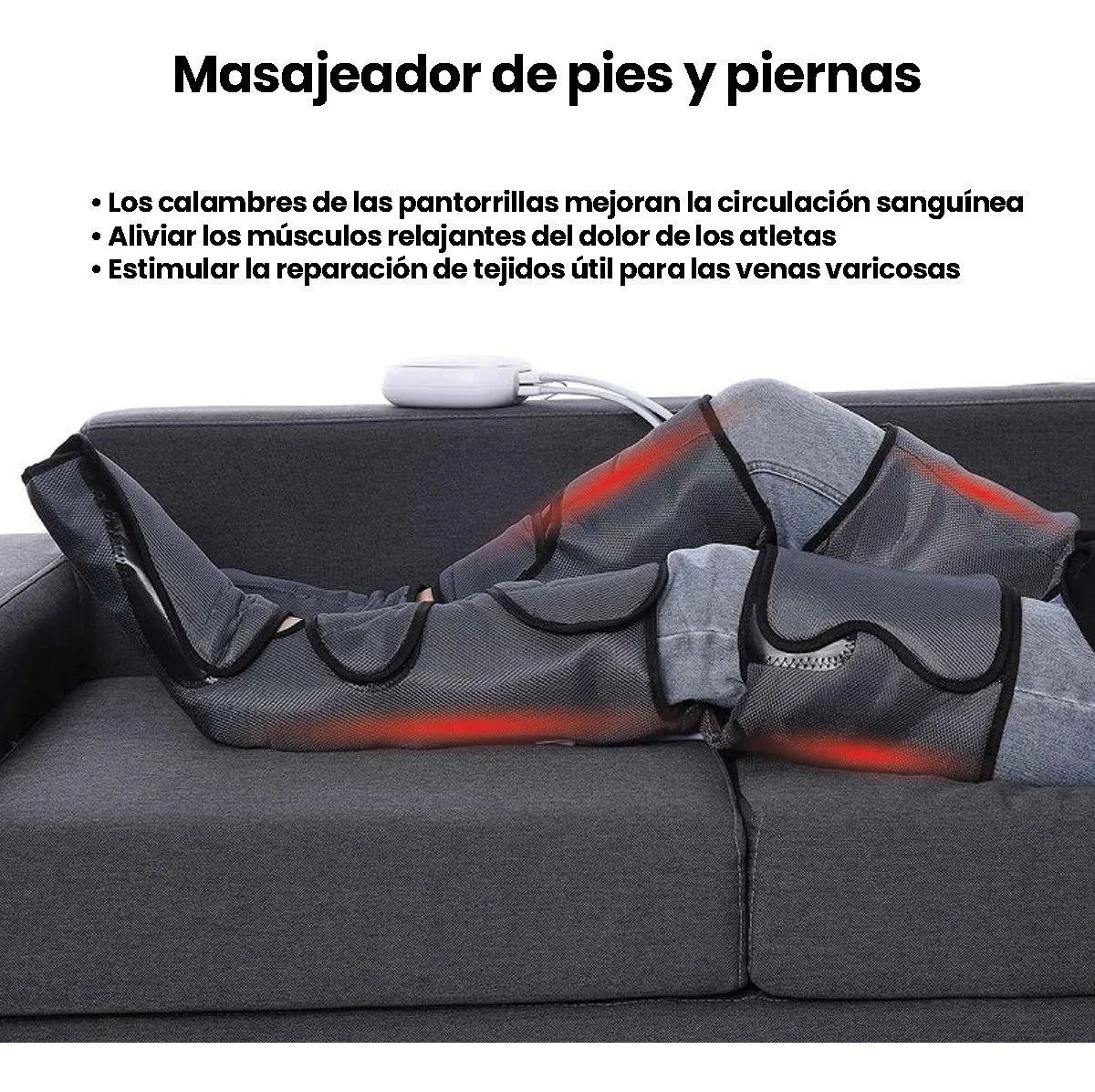 Presoterapia Masajeador Piernas Botas Compresion  Aire