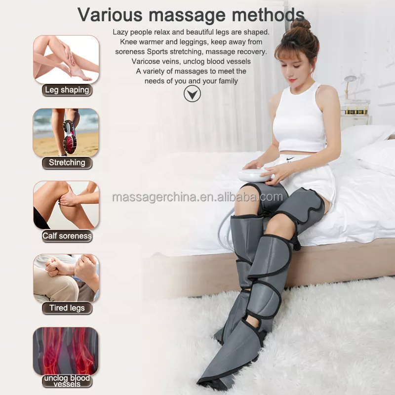 Presoterapia Masajeador Piernas Botas Compresion  Aire