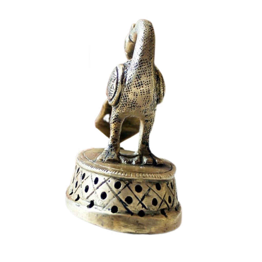 Estatuilla Antigua Vintaje Pavo Real - India Tienda