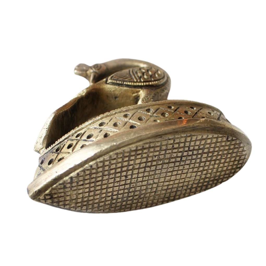 Estatuilla Antigua Vintaje Pavo Real - India Tienda