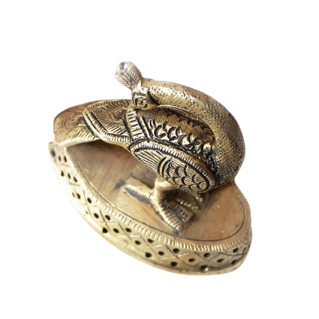 Estatuilla Antigua Vintaje Pavo Real - India Tienda