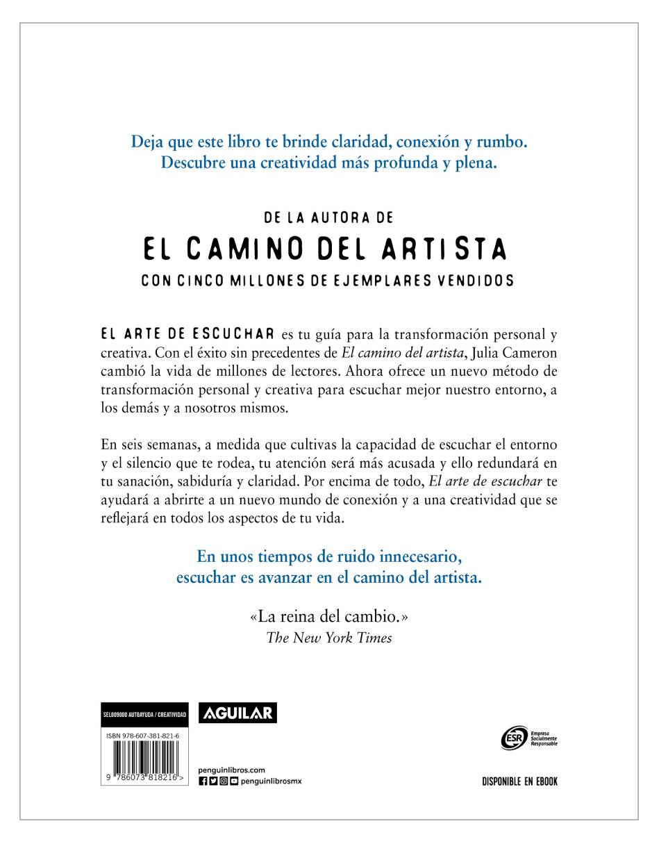El arte de escuchar Autor Julia Cameron