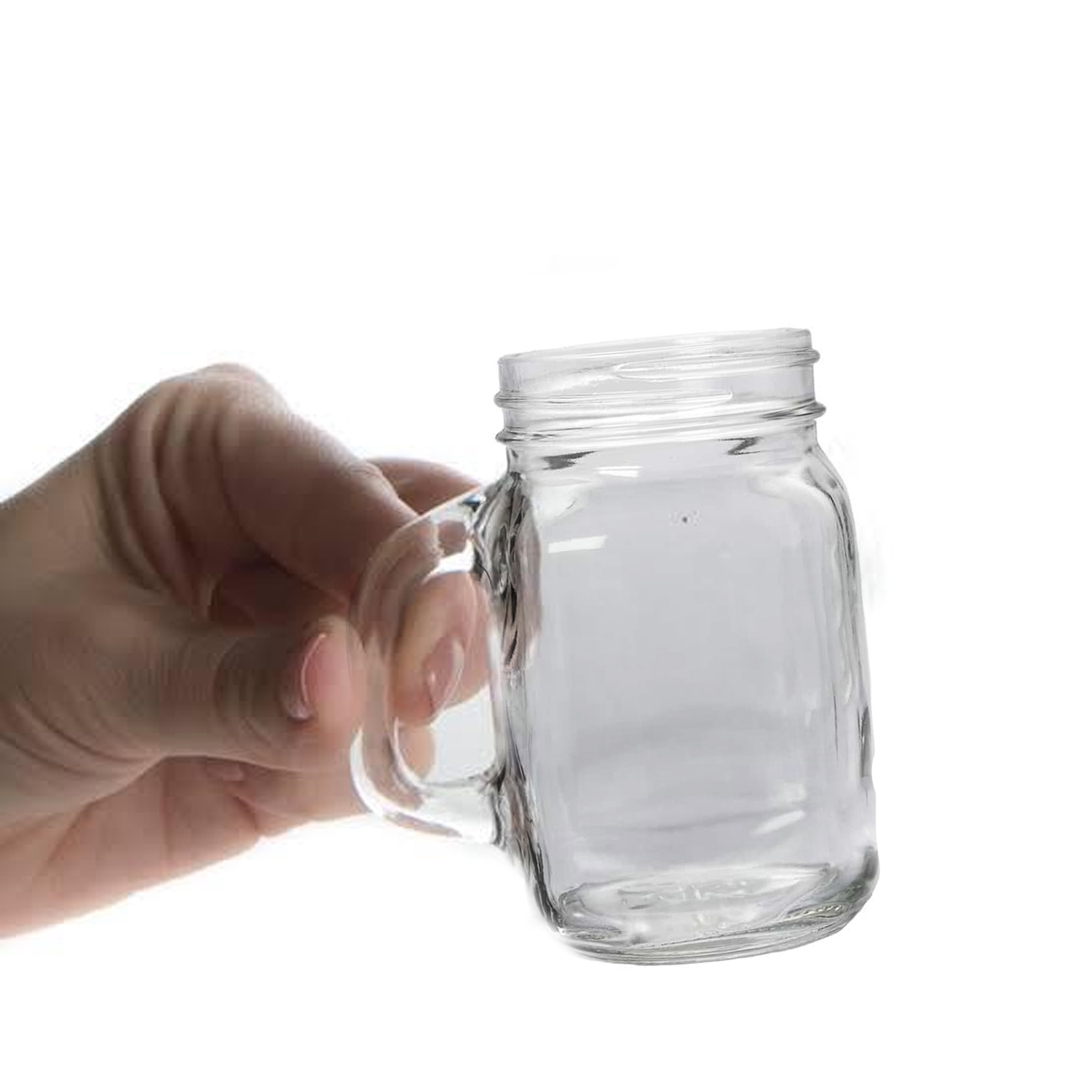 Top Choice 2415-2108 12 Vasos Tequileros Caballitos Shots Mason Jar Mini De Vidrio 100ml