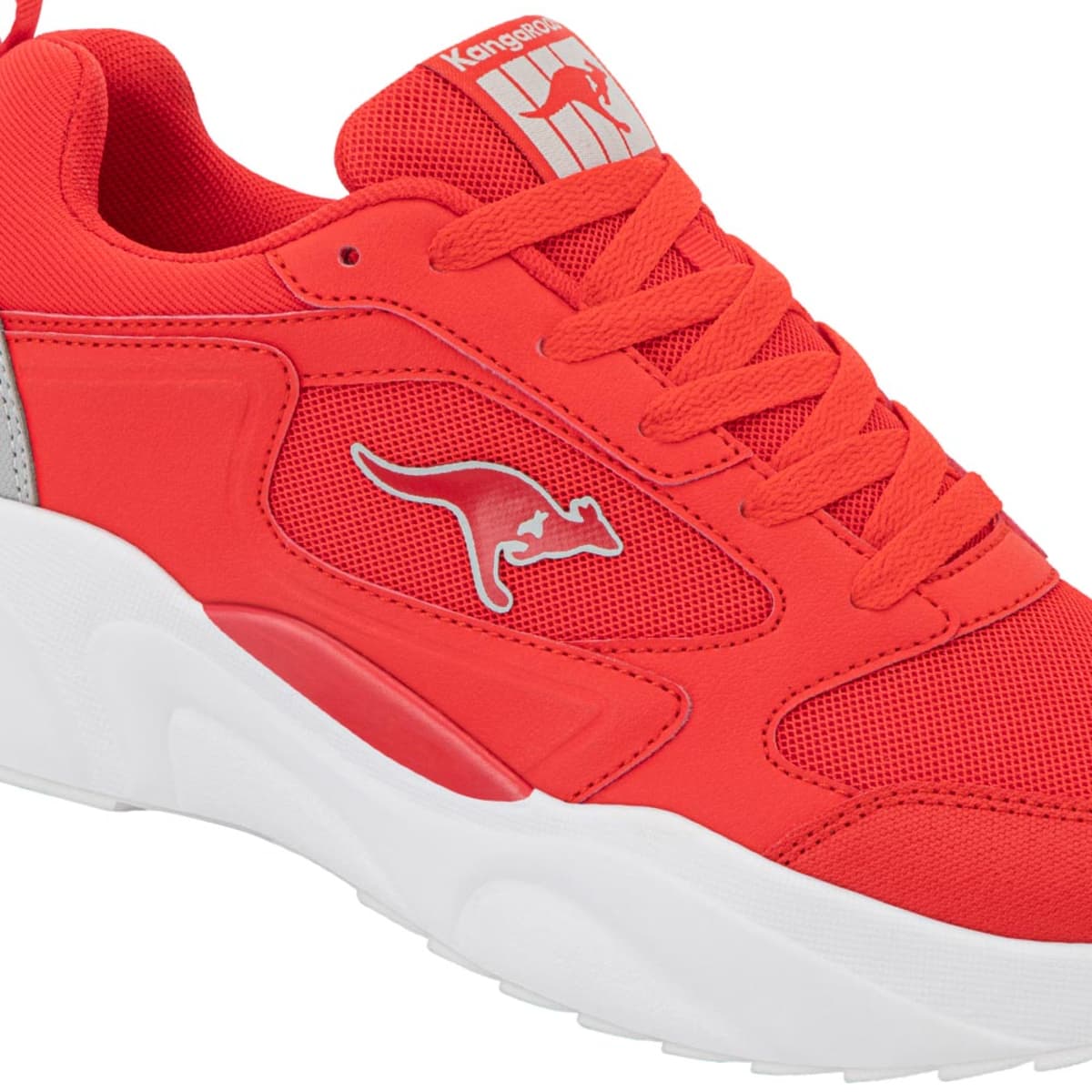 Tenis casual Kangaroos color rojo para hombre, casual, choclo, mod. 1026088