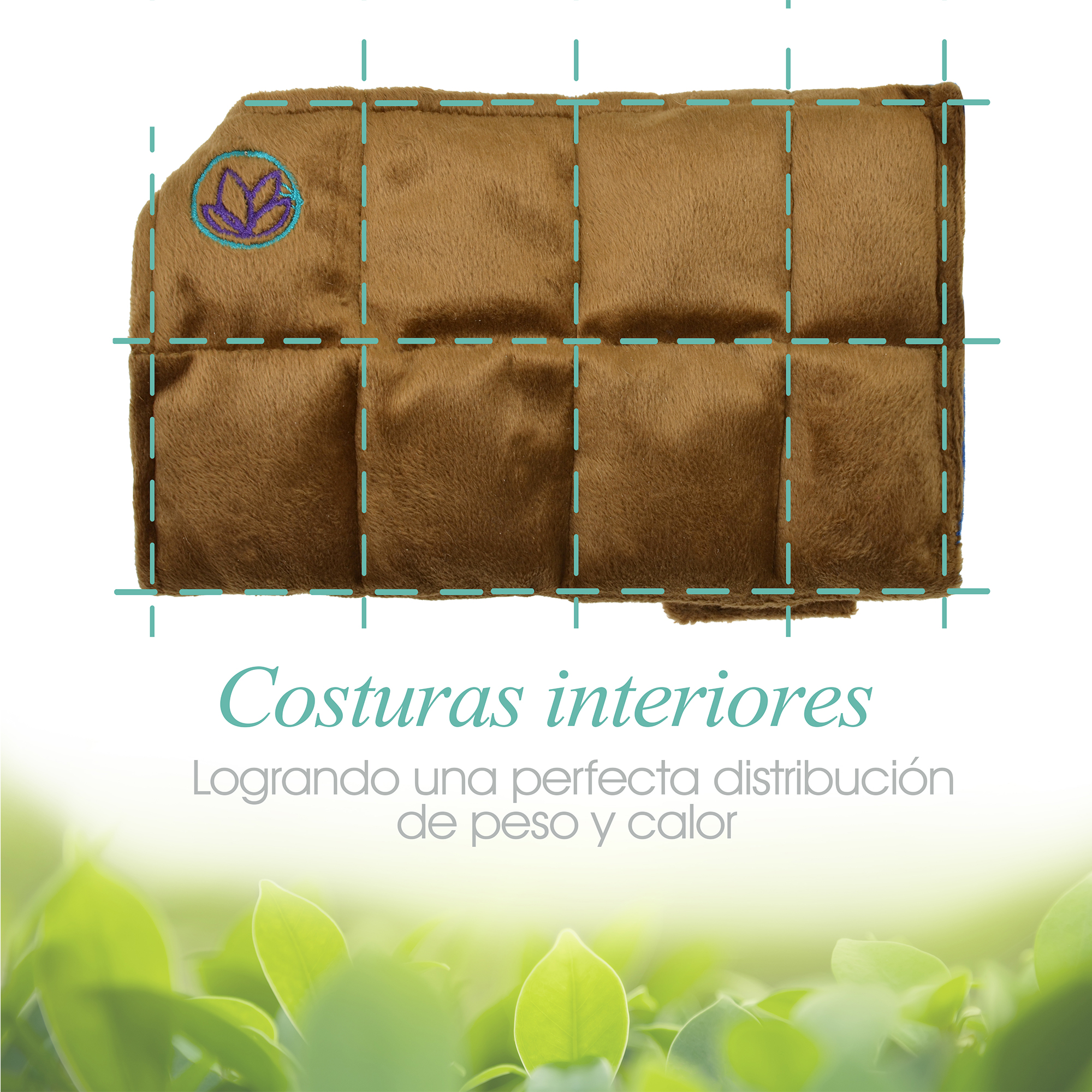 Naturalness - Compresa térmica  Para Muñeca. Tipo muñequera, Elaborada con Semillas y Plantas Medicinales - Línea Ortopédica Ideal para Rehabilitación, Fisioterapia o Descanso (Compresa )