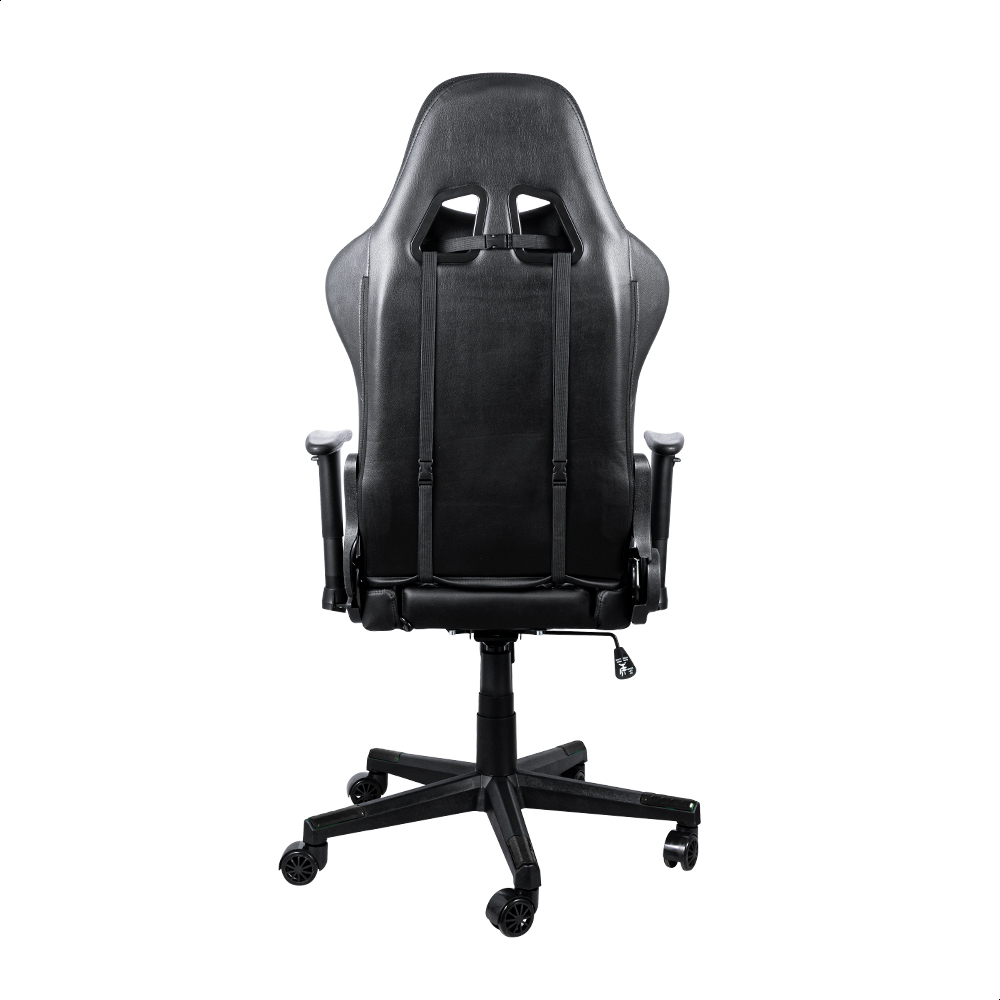 Silla Gamer Xbox Luces LED RGB Negro Descanzabrazos 2D Asiento reclinable con elevación y ruedas silenciosas 360