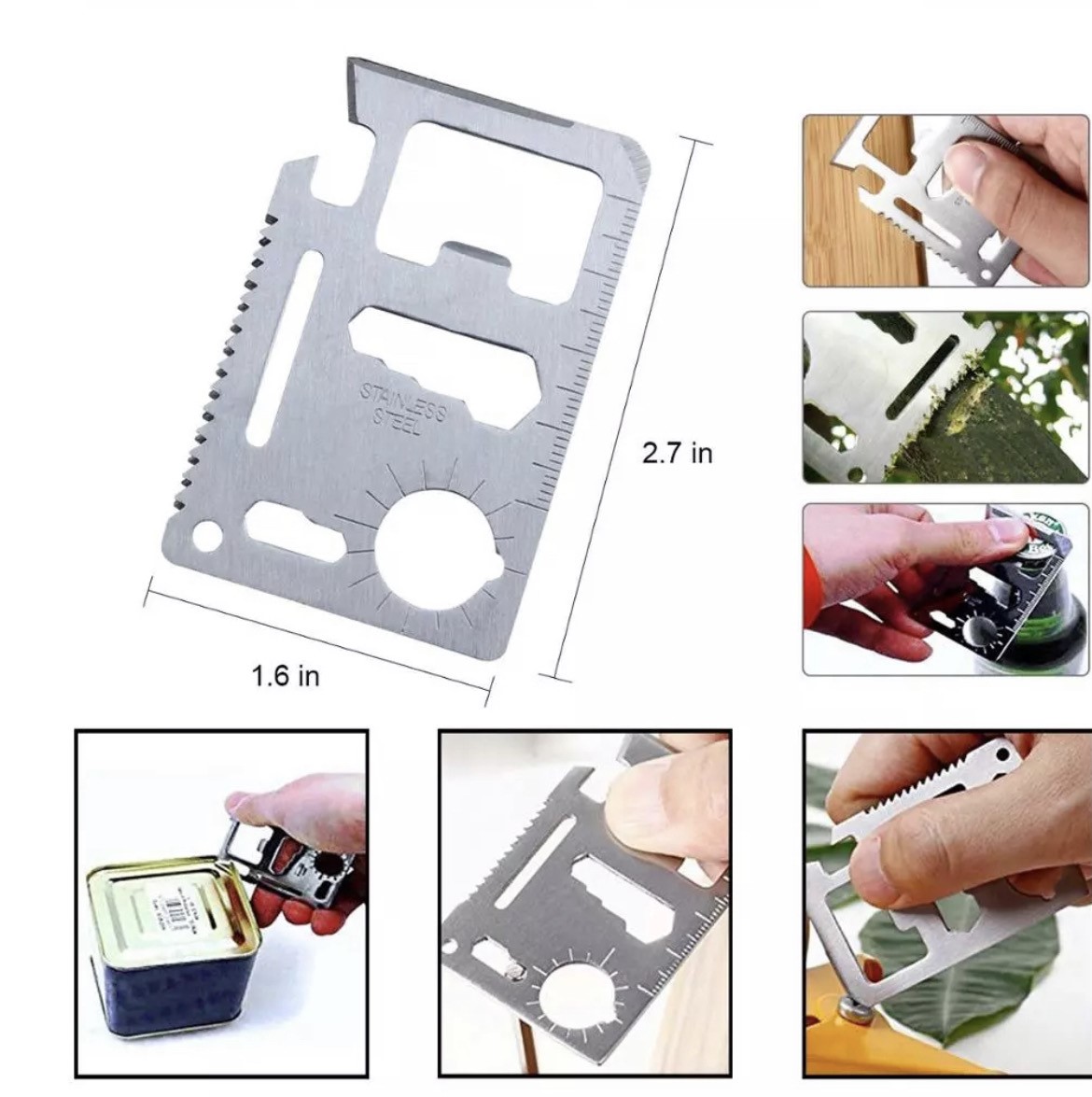 Safety GRAM Kit Tactico Militar de Superviviencia. Kit de Herramientas Ideal para actividades al aire libre