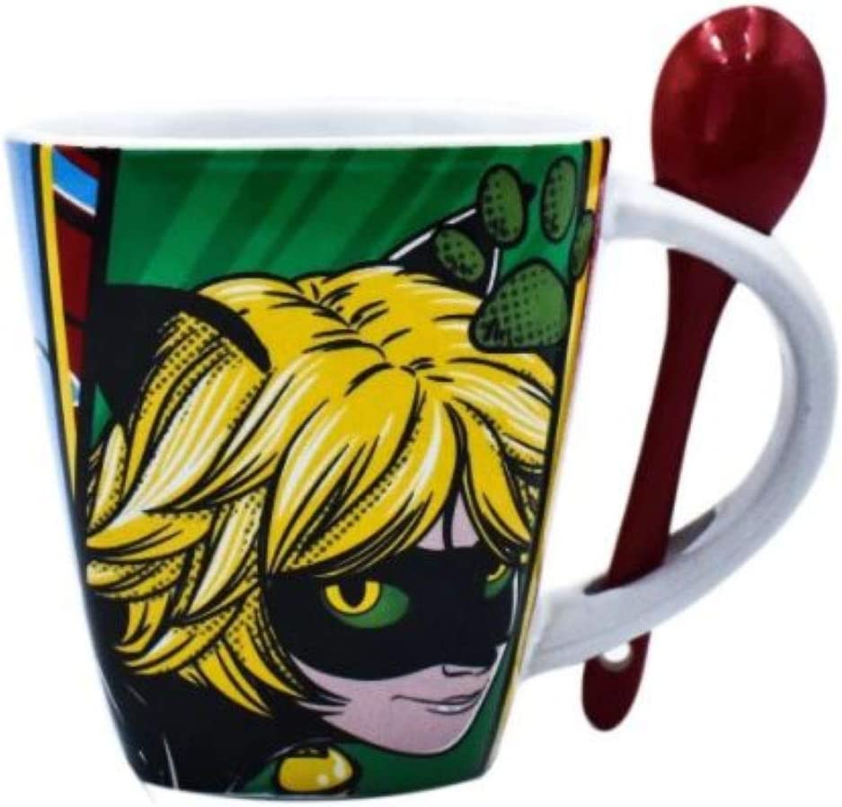 Tarro De Ceramica Con Cuchara Ladybug Fun Kids 440 Ml 