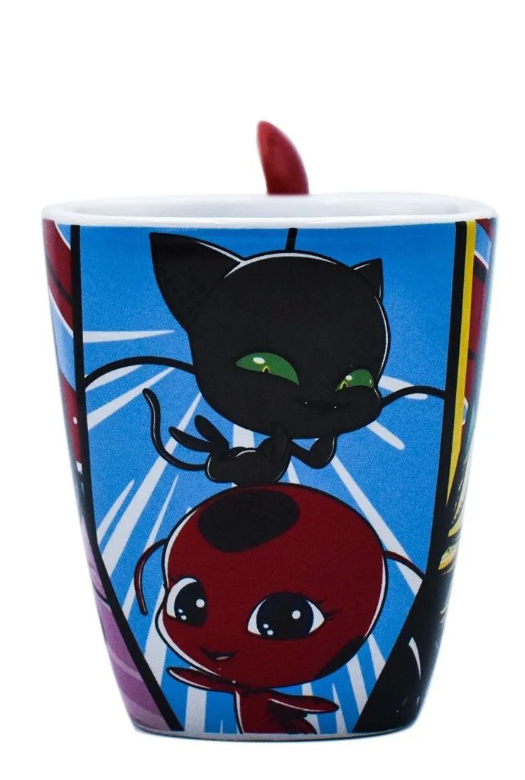 Tarro De Ceramica Con Cuchara Ladybug Fun Kids 440 Ml 