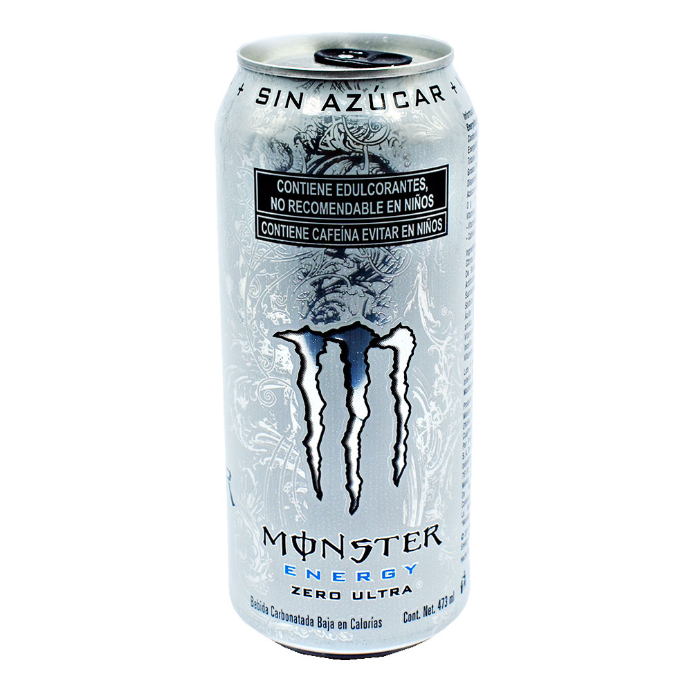 Monster Energy Bebida Energética Zero Ultra Blanco 473ml