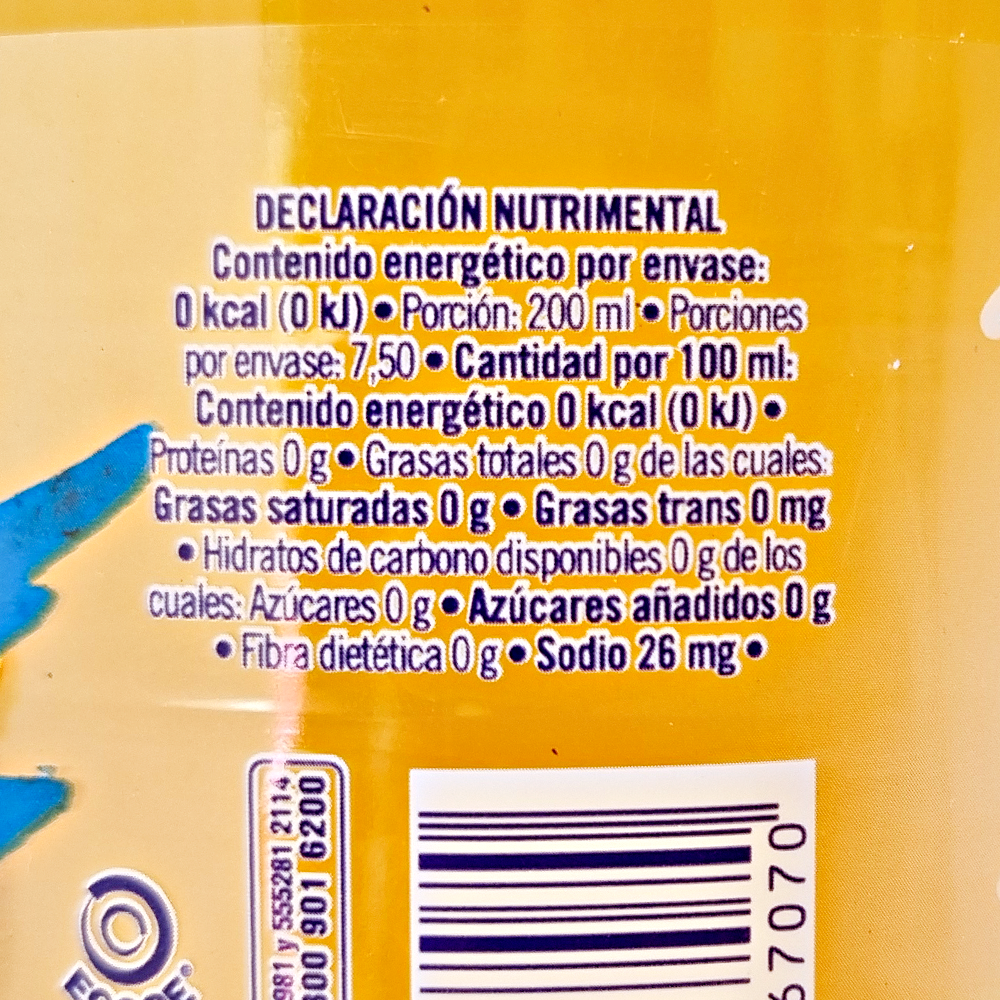 Agua Be Light Mango 1.5 L Sin Calorias Saborizada Sin Azucar