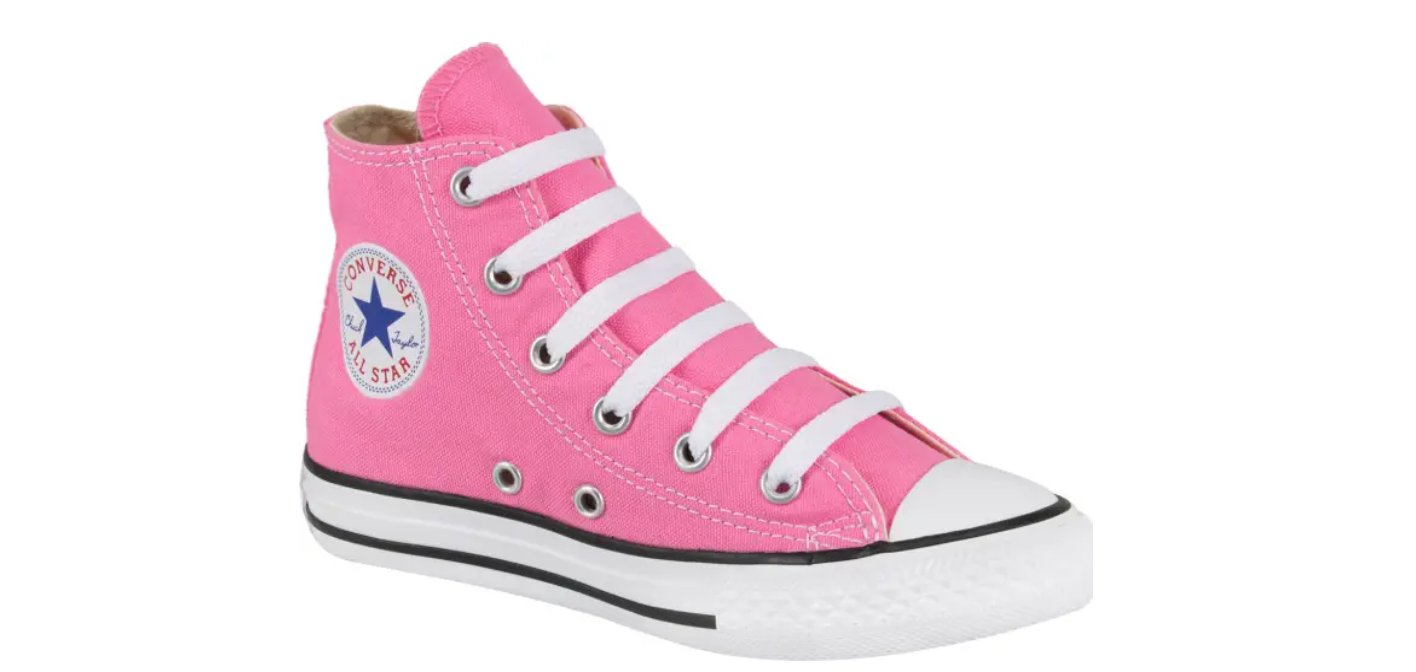 Tenis Casual Tipo Bota Converse Chuck Taylor Niña Juvenil Rosa