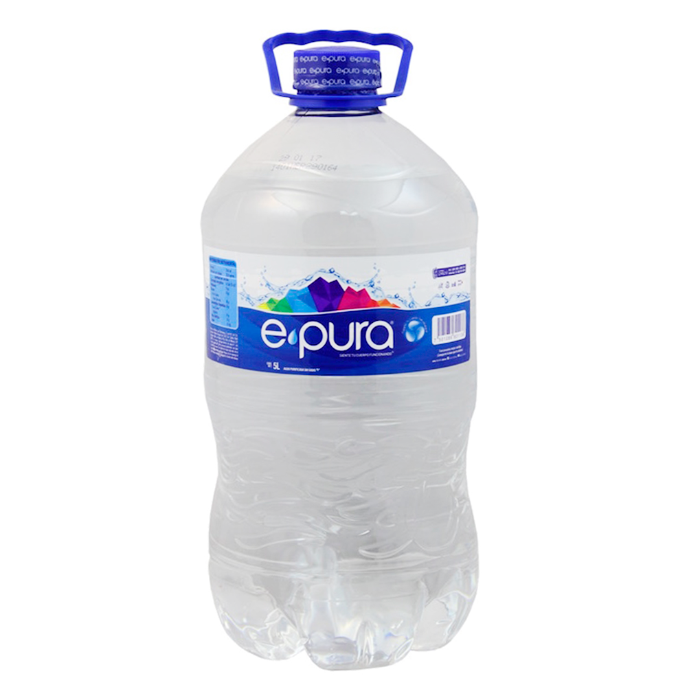Agua Purificada Epura 5 Litros Mini Garrafon Natural