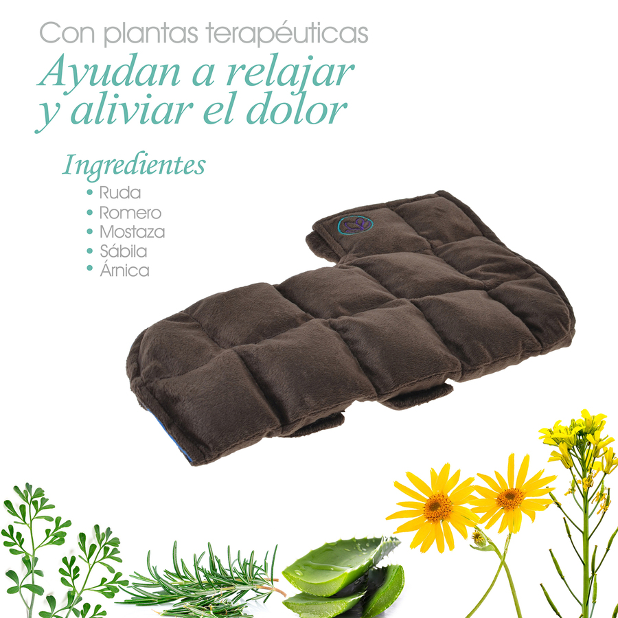 Paquete. Par de compresas Para Pie y Tobillo. Elaborada con Semillas y Plantas Medicinales - Línea Ortopédica Ideal para Rehabilitación, Fisioterapia y Descanso