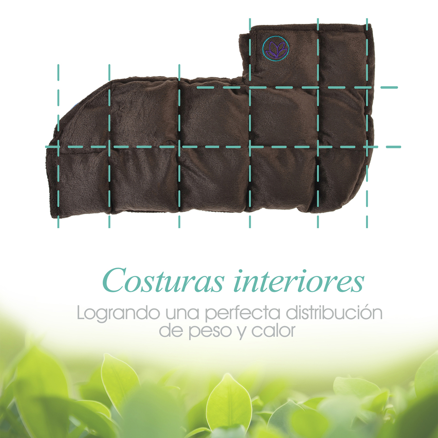 Paquete. Par de compresas Para Pie y Tobillo. Elaborada con Semillas y Plantas Medicinales - Línea Ortopédica Ideal para Rehabilitación, Fisioterapia y Descanso