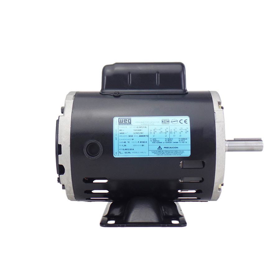 Motor Monofásico 1/4 Hp 2 Polos Uso General 14318207