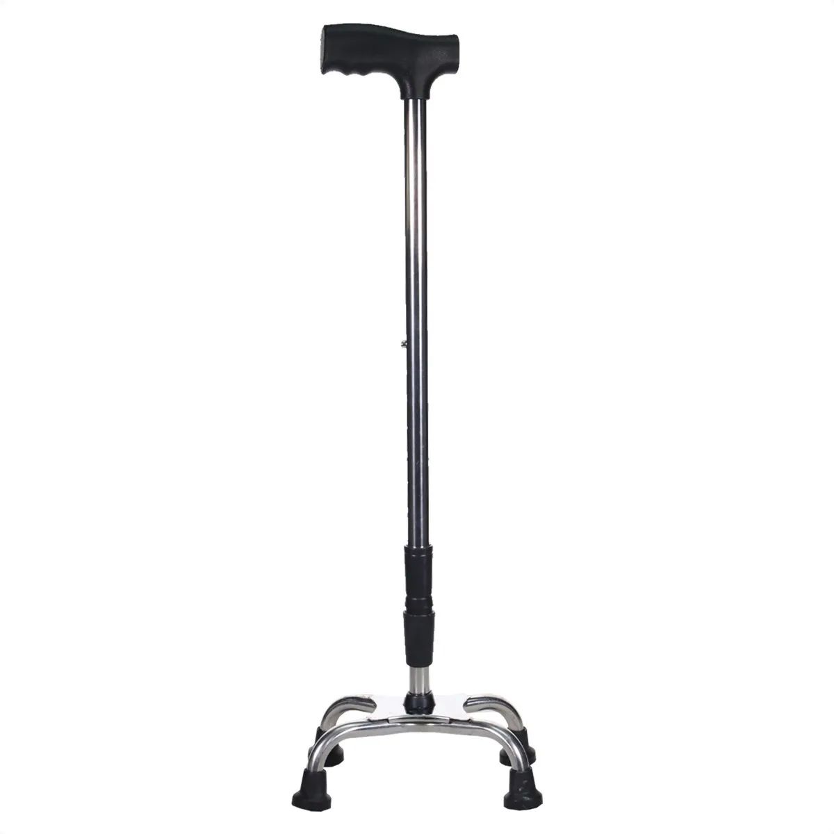 Baston 4 Patas Ortopédico Caminar Apoyos Ajustable Aluminio