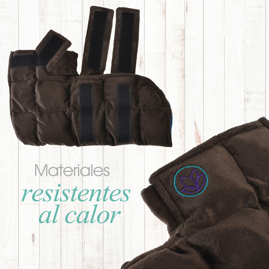 Paquete Compresa para Pie/Tobillo (tamaño grande) elaborada con semillas y plantas medicinales + gel para terapia fría. Ortopédica, Ideal para Rehabilitación, Fisioterapia y Descanso 