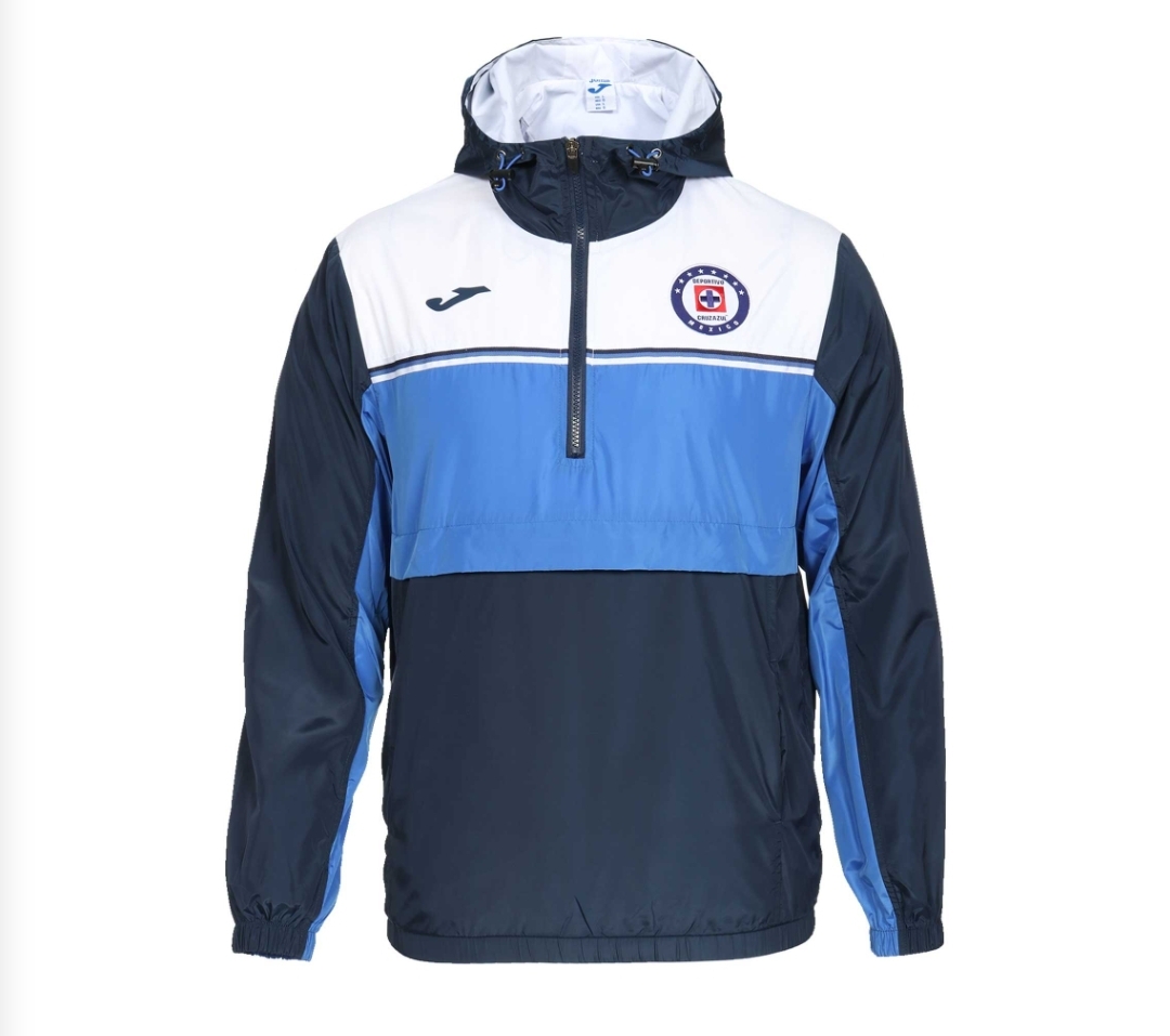 CHAMARRA CRUZ AZUL MEDIO CIERRE JOMA 