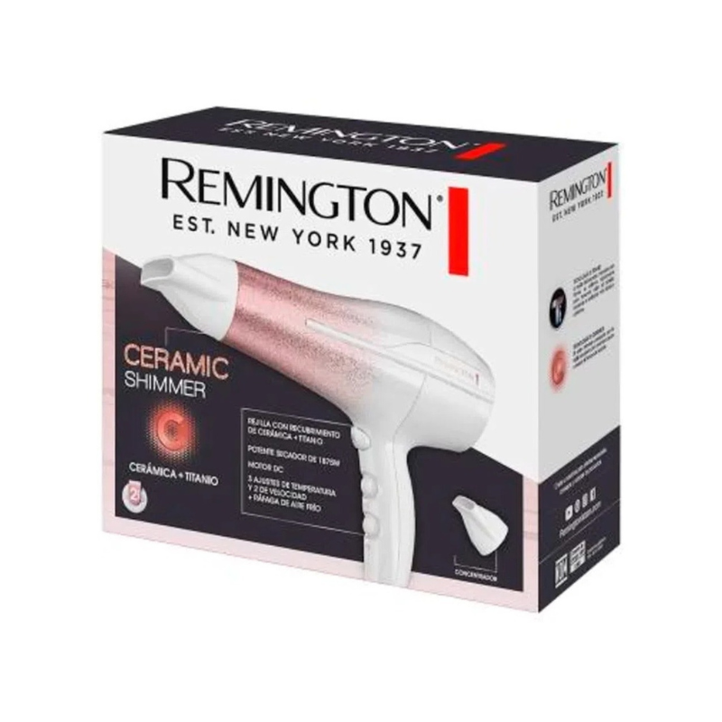 Plancha + Secadora Remington Uv Collection Lujoso Combo